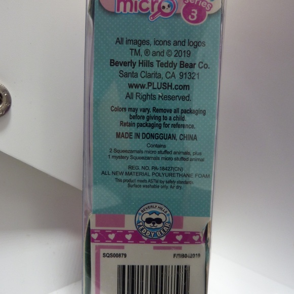Squeezamals Micro Stuffed Animals  Series 3 Mystery Plush Scented New - Picture 5 of 6